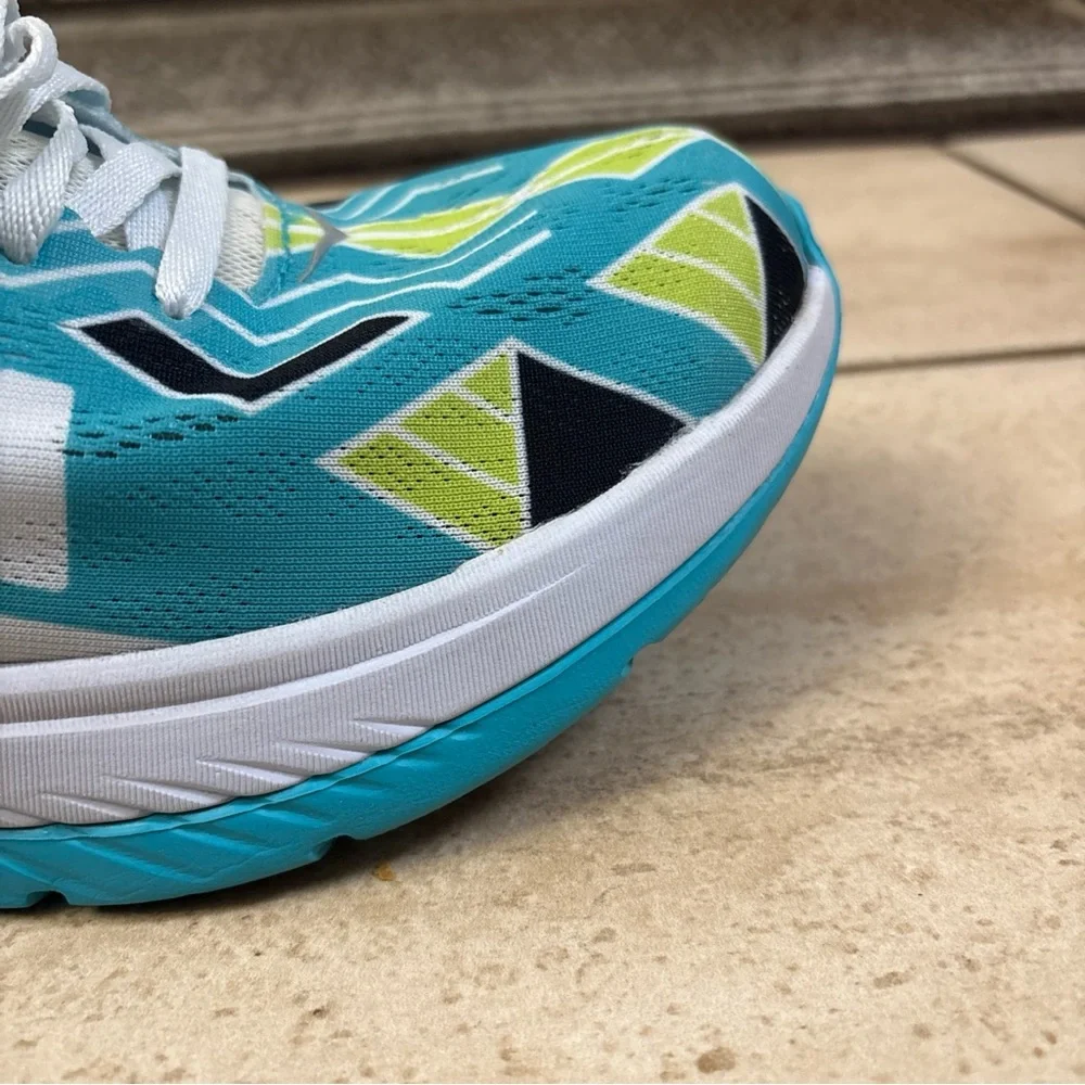 Hoka One One Men’s Ironman Kona Carbon X Sea Blue/White Womens Size 10 - Picture 13 of 16